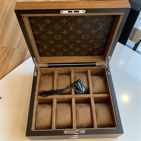 3 watch case louis vuitton|Louis Vuitton watch display case.